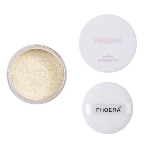 PHOERA Translucent Makeup Setting Matte Face Powder Puff