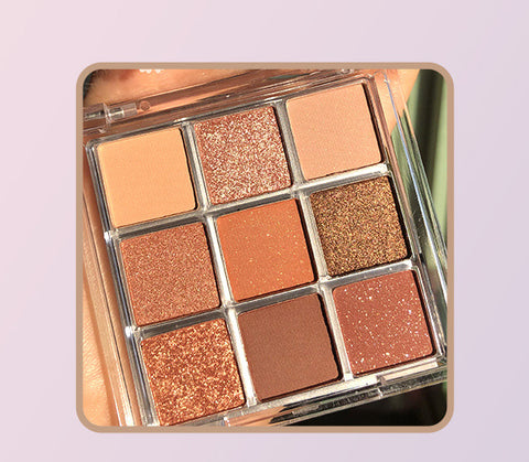 Transparent 9 Colors Eye Shadow Cosmetics Beauty