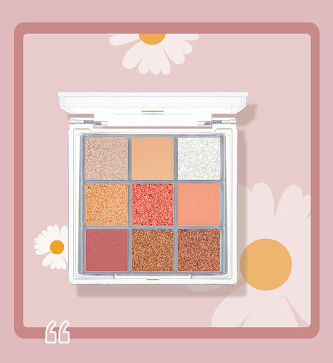 Transparent 9 Colors Eye Shadow Cosmetics Beauty