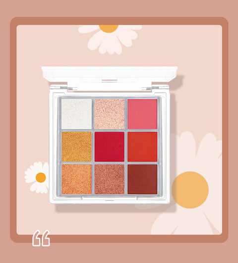 Transparent 9 Colors Eye Shadow Cosmetics Beauty