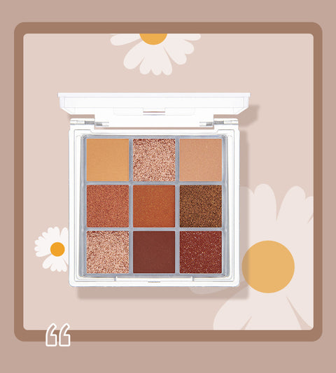 Transparent 9 Colors Eye Shadow Cosmetics Beauty