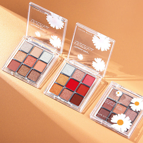 Transparent 9 Colors Eye Shadow Cosmetics Beauty