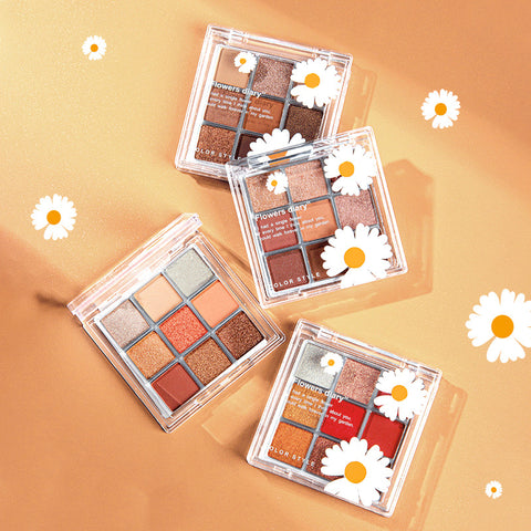 Transparent 9 Colors Eye Shadow Cosmetics Beauty