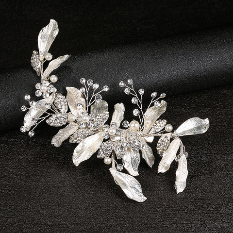K27Leaf Headdress Hair Clip Handmade Wedding Accessories