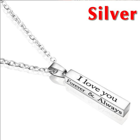 Stainless Steel Pendant Necklace New Accessories Inpluser