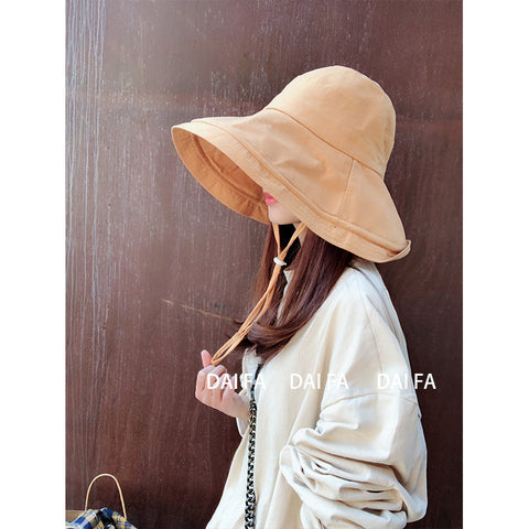 women's spring and summer sunscreen hat