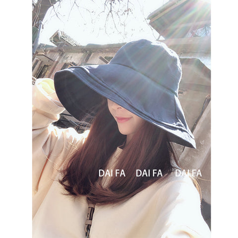 women's spring and summer sunscreen hat