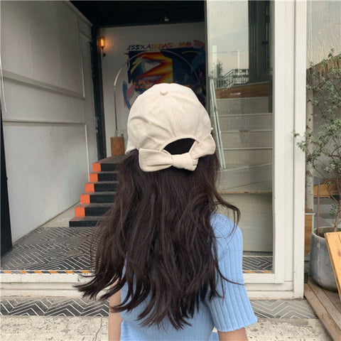 Rear bow tie big fisherman hat summer sun protection and UV protection