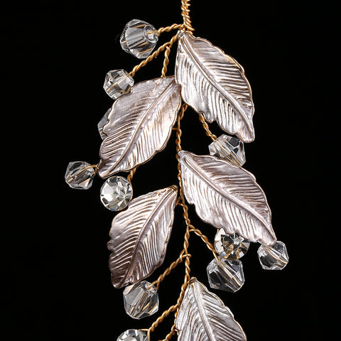 K05 Leaf  Wedding Bridal Hair Accessories Earrings