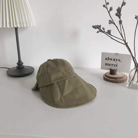 Rear bow tie big fisherman hat summer sun protection and UV protection