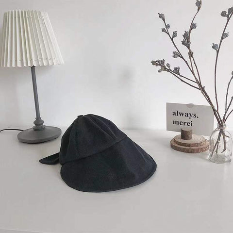 Rear bow tie big fisherman hat summer sun protection and UV protection