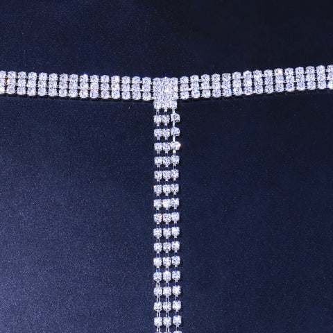 Novel Multilayer Tassel Bracelet Nightclub Fashion Party Shiny Arm Chain