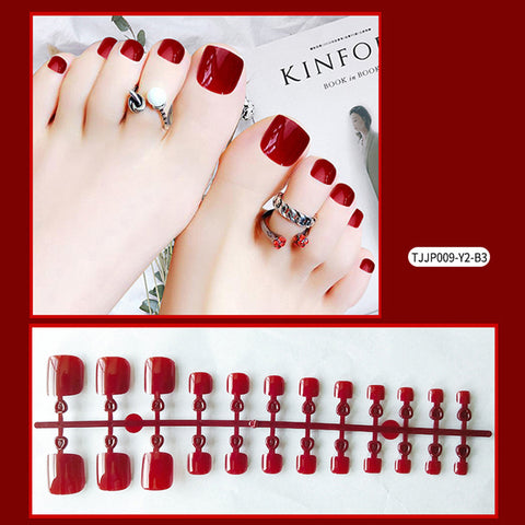 2022 new style fashion pure color toenails