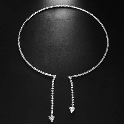 New Simple Fashion Small Triangle Pendant Necklace