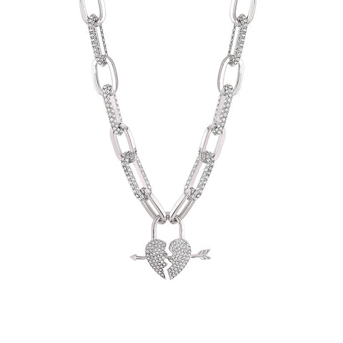 Love necklace women's clavicle chain light luxury niche design