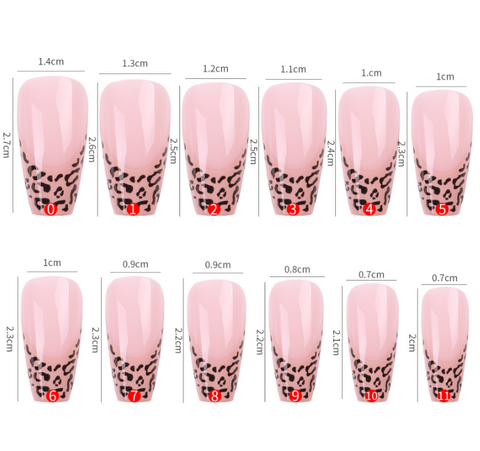 N10 European and American style Ballet False Nail 24pcs/box with jel glue