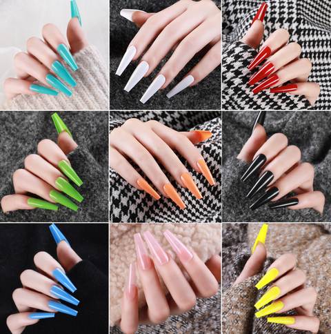 N22 Removable European and American French ballet tip false nail 24pcs/box