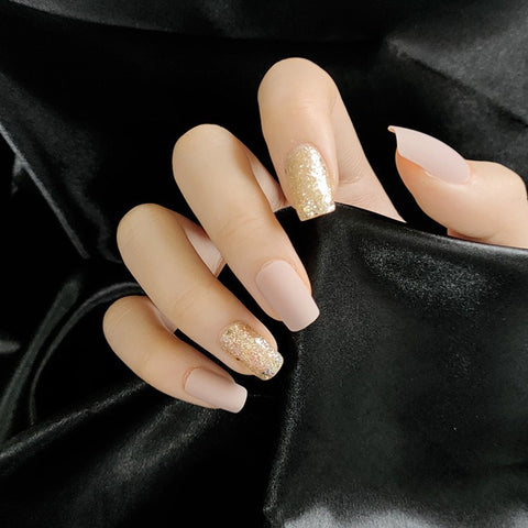 N80 Popular Hot Selling Fashion Professional Colorful False Nail 24pcs/box with jelly glue