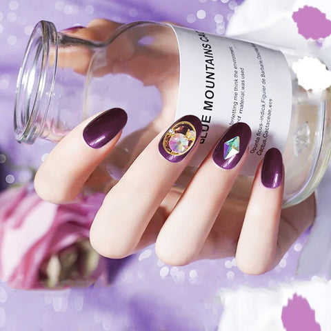 N65 New wearable manicure false nail 24pcs/box with jel glue