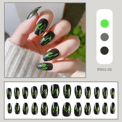 N48 Hot sale removable false nails 24pcs/box with jelly glue