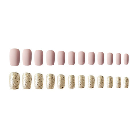 N80 Popular Hot Selling Fashion Professional Colorful False Nail 24pcs/box with jelly glue