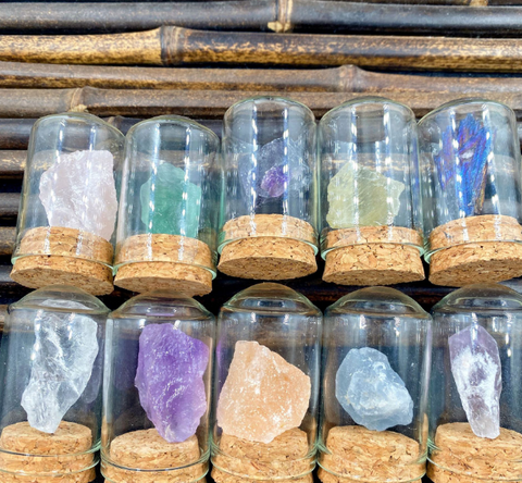 S2 Natural crystal ore raw stone specimen ornaments