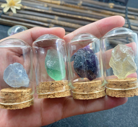 S2 Natural crystal ore raw stone specimen ornaments