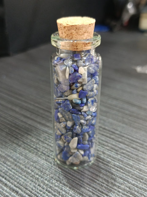 S3 Natural crystal stone gravel glass wishing bottle Home furnishing articles