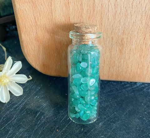 S3 Natural crystal stone gravel glass wishing bottle Home furnishing articles