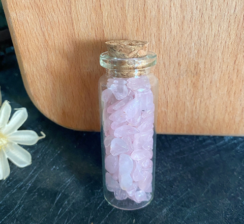 S3 Natural crystal stone gravel glass wishing bottle Home furnishing articles