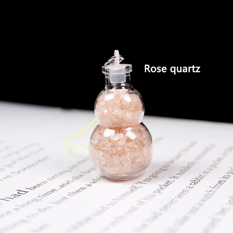 S4 Natural crystal gravel drifting gourd bottle accessories