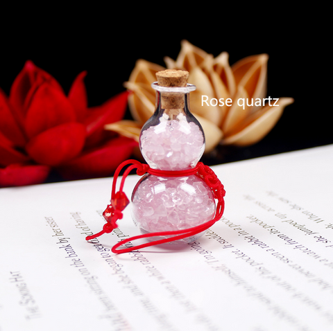 S4 Natural crystal gravel drifting gourd bottle accessories