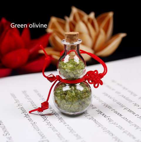 S4 Natural crystal gravel drifting gourd bottle accessories