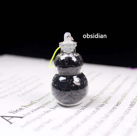 S4 Natural crystal gravel drifting gourd bottle accessories