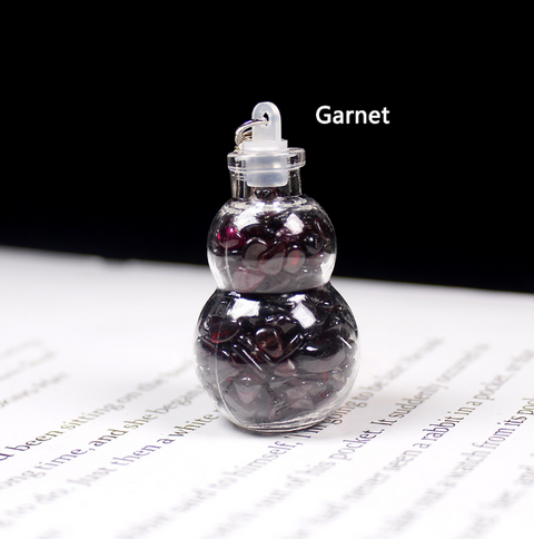 S4 Natural crystal gravel drifting gourd bottle accessories