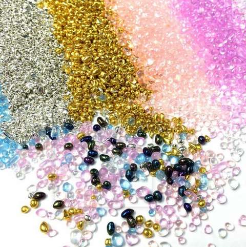 S6 Transparent magic small cobblestone crystal rubble