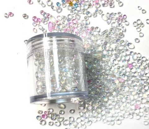 S6 Transparent magic small cobblestone crystal rubble