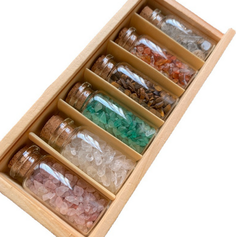 S7 drift bottle Natural irregular gravel set