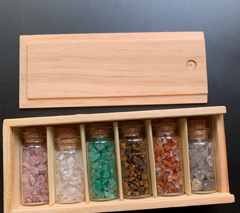 S7 drift bottle Natural irregular gravel set