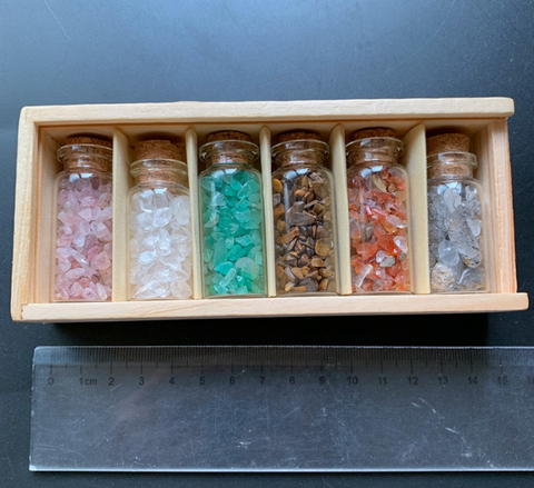 S7 drift bottle Natural irregular gravel set