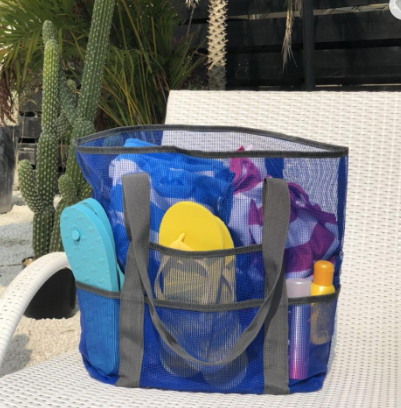 Large Capacity mesh Beach bag Inpluser