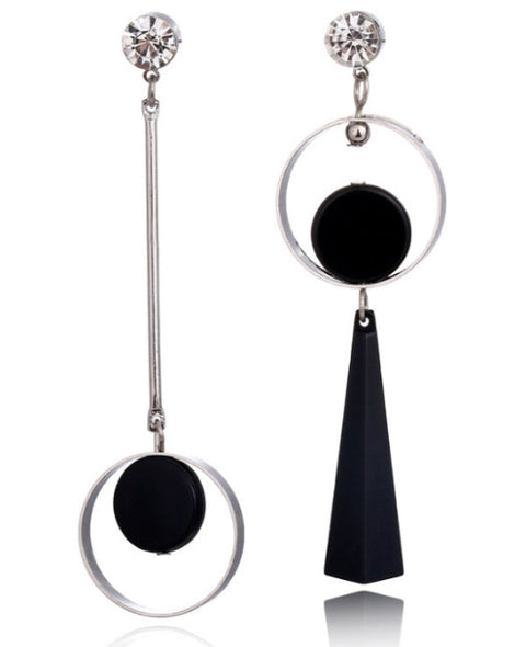 Long Crystal Tassel Dangle Earrings for Women