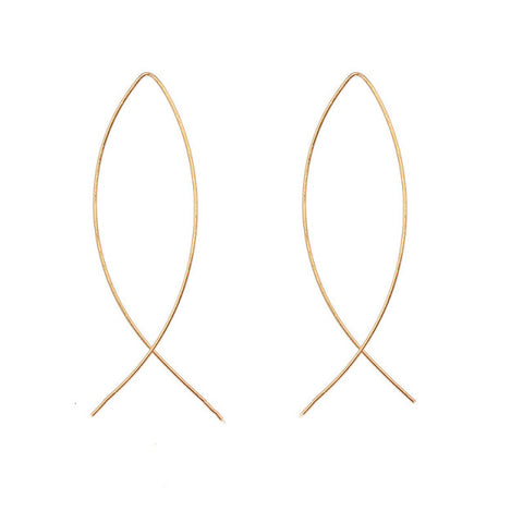 Long Section Tassel Pendant Size Circle Earrings For Ladies Gifts Wholesale