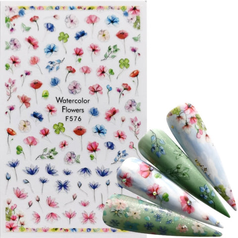 Slider Black Russia Letter 3D False Nail Sticker Inpluser