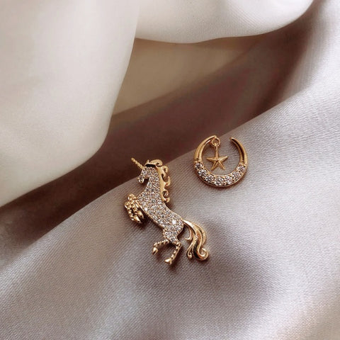 New Cute Animal Stud Earrings for Women Temperament