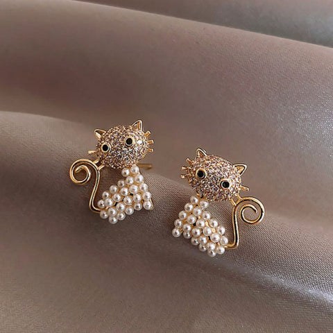 New Cute Animal Stud Earrings for Women Temperament