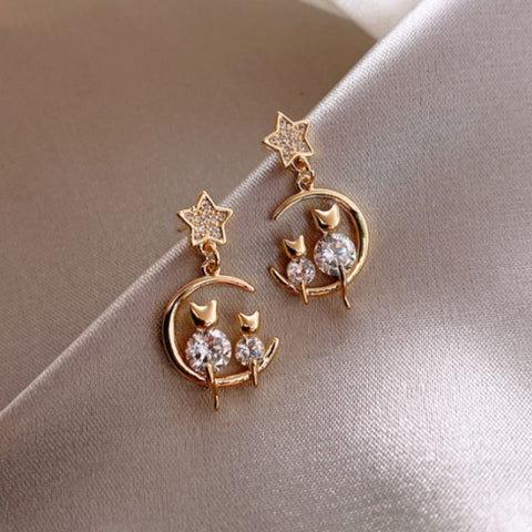 New Cute Animal Stud Earrings for Women Temperament