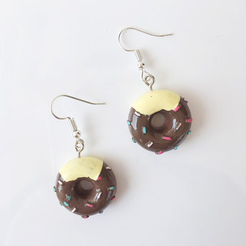 Lovely Fruit Tea Cup Earrings Creative Funny CrystalJewelry personality