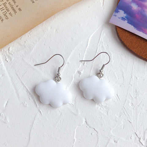 Lovely Fruit Tea Cup Earrings Creative Funny CrystalJewelry personality