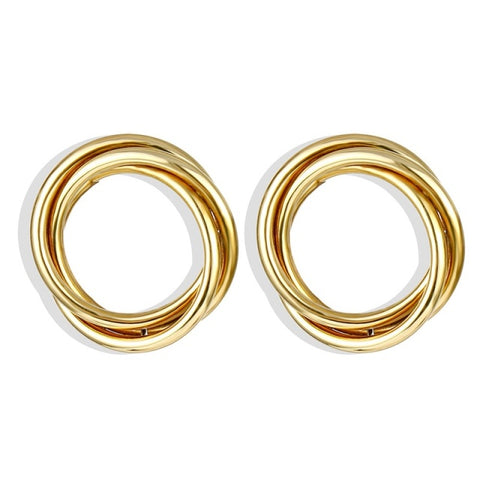 New Big Circle Round Hoop Earrings for Women